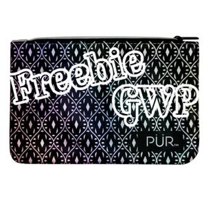🛍️ *FREE w/$30* PUR Holographic Shimmer Foil Cosmetic Makeup Bagr